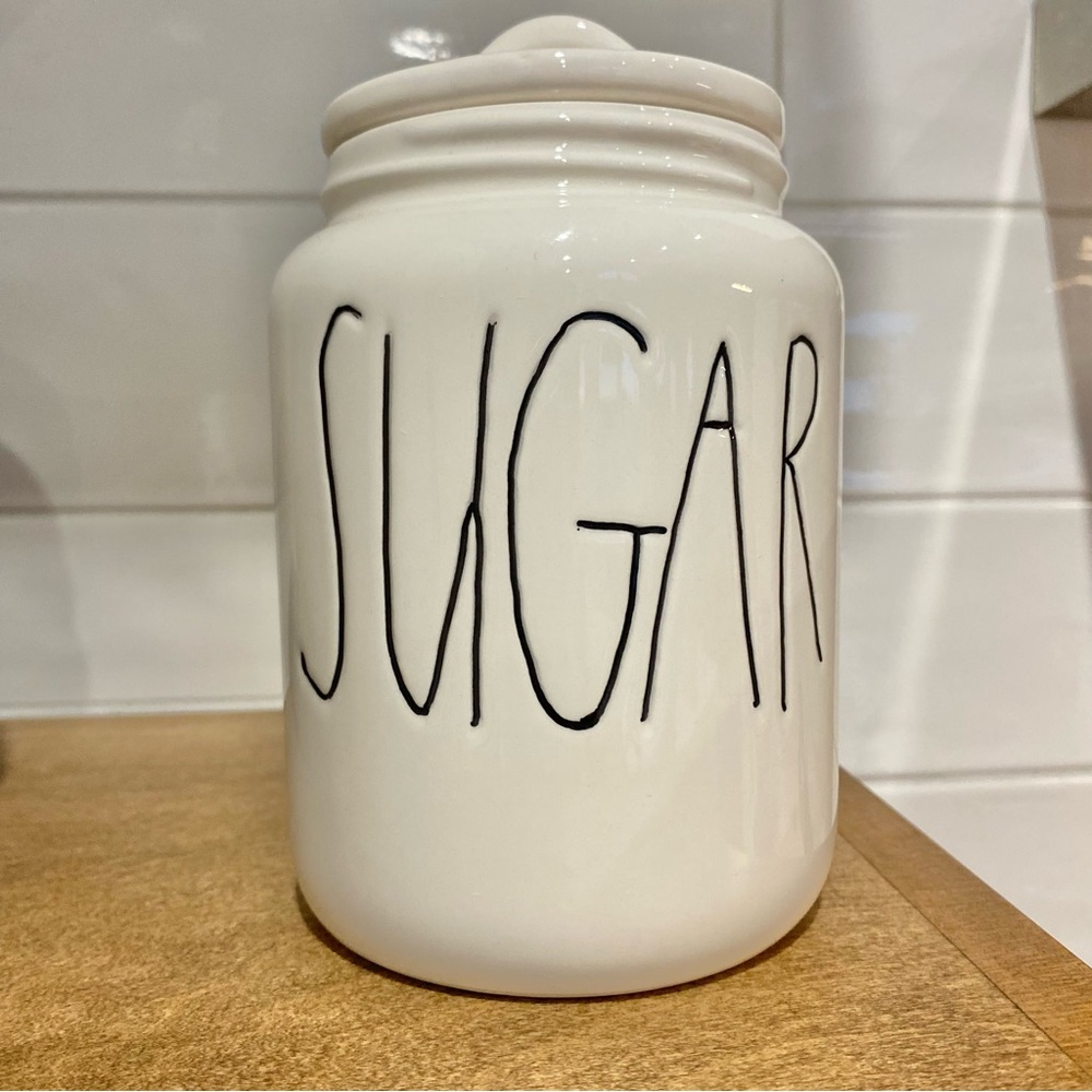 RARE HTF Rae Dunn First Edition Sugar Canister